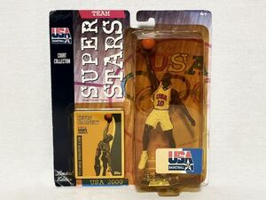 [ unopened ]Mattel NBA Super Stars Kevin Garnett figure basket ke bin * garnet USA 2000