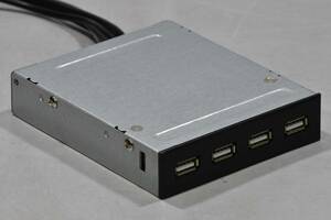 動作保証★3.5インチベイ内蔵 USB2.0 4PORT フロントパネル★954