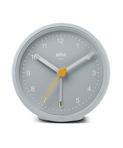 ブラウン BRAUN 100th Anniversary アナログアラームクロック BC12G グレー 目覚まし時計 トラベルクロック置き時計 置時計