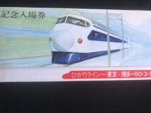 岩国駅　ひかりライン新幹線記念入場券　4枚一組　２セット　昭和５０年_画像2