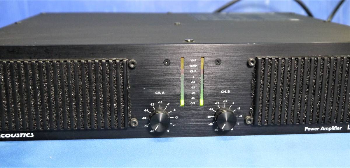QSC GXD4 ステレオ パワーアンプ 使用少 金沢は激しい雪で 家電