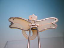 【江月】アンティーク・本瑪瑙の可愛い蜻蛉のかんざし 10,25g とんぼ_画像8