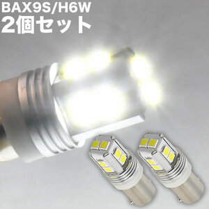 アウディ RS4 アバント 8DAPRF BAX9S H6W ピン角150° キャンセラー内蔵 LED ポジション球 2個セット 6000K ホワイト 白 SMD 無極性