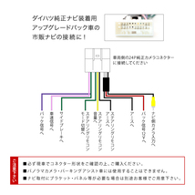 LA900S タフト [R2.6-] 純正バックカメラ 市販ナビ変換キット 24ピンコネクタ専用_画像2