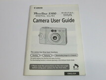 【 中古品/English Edition 】Canon Power Shot S100 キヤノン 英語の使用説明書 [管CN384]_画像1