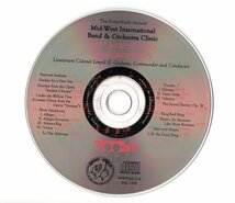 送料無料 吹奏楽CD アメリカ空軍バンド ミッドウエスト1995 寄港地 短い交響曲 サウンド・バリアー アンドレア・シェニエ 他_画像3