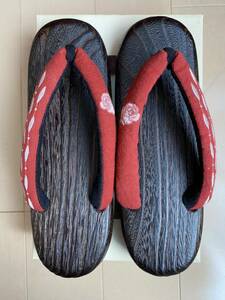  yukata geta kimono small articles hand .. geta red 