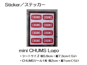  Chums Sticker стикер CHUMS mini Logo новый товар CH62-0089 PVC материалы водонепроницаемый 