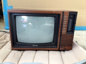 シャープ ブラウン管テレビ カラーテレビ ジャンク品