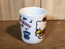 新品　未使用　当時物　Sanrio サンリオ　Hello kitty ハローキティ　vintage retoro 古い　昔の　昭和レトロ　マグカップ　雑貨　ラスト_画像2