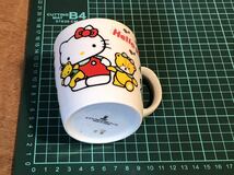 新品　未使用　当時物　Sanrio サンリオ　Hello kitty ハローキティ　vintage retoro 古い　昔の　昭和レトロ　マグカップ　雑貨　ラスト_画像6