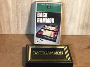 新品　未使用　当時物　エポック社　バックギャモン　BACK GAMMON テーブルゲーム　vintage retoro 昭和レトロ　GAME