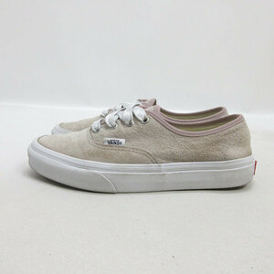 s■【23.5cm】バンス/VANS scotchgard スエードスニーカー■ベージュ系/LADIES/17【中古】