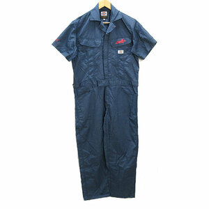 k■ディッキーズ/Dickies ヒッコリーストライプ オーバーオール つなぎ【M】紺/MENS■135【中古】