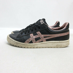 y■【27cm】アシックス/ASICS レザースニーカー■黒/Snapdown/MENS/28【中古】