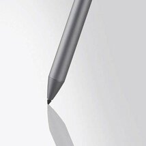 未開封 ELECOM エレコム 充電式アクティブタッチペン P-TPACSTAP01GY グレー 極細ペン先 iPad専用 充電可能_画像2