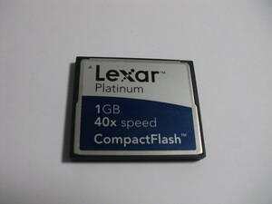 1GB　CFカード　LEXAR　フォーマット済み　メモリーカード コンパクトフラッシュ