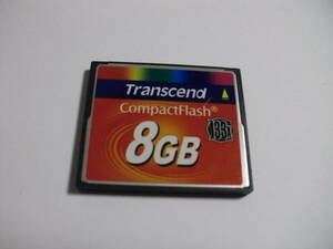 8GB CF card Transcend format ending memory card CompactFlash 