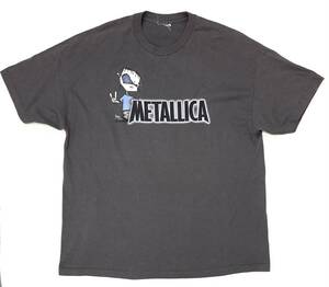 00s 2002 ビンテージ METALLICA Tシャツ グレー メタリカ バンド