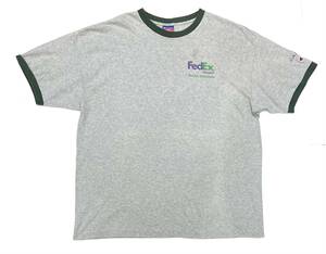 00s チャンピオン FedEx プリント Tシャツ XXL フェデックス 企業