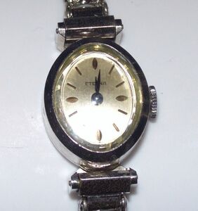 ETERNA( Eterna ) Lady's wristwatch hand winding purchase compensation 2.2 ten thousand 802154BL206E7