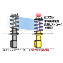 【KYB/カヤバ】 Lowfer Sports ショック&スプリング 1台分キット ホンダ ステップワゴン RG1 05/05～ [LKIT-RG1]_画像3