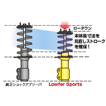 【KYB/カヤバ】 Lowfer Sports ショック&スプリング 1台分キット ホンダ ライフ/ライフダンク JC1 08/11～ [LKIT-JC1D]_画像3