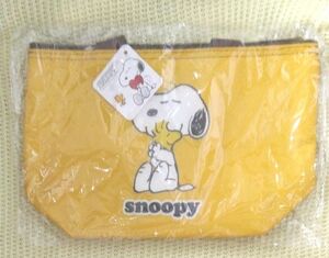 未開封 スヌーピー 「保温保冷」機能 ジッパー付き！ ランチバッグ　幼稚園 学生 大人 SNOOPY ◆白もあり！２個歓迎◆