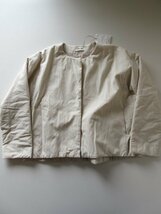 美品 2019AW evam eva / エヴァムエヴァ E193T149 padding dolman short coat 2 ecru * コート ジャケット 中綿コート_画像3