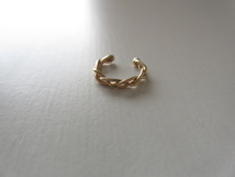 美品 2023 les bon bon / ル ボン ボン braid ear cuff S GOLD * イヤーカフ レディース イヤリング_画像3