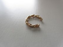 美品 2023 les bon bon / ル ボン ボン braid ear cuff S GOLD * イヤーカフ レディース イヤリング_画像4