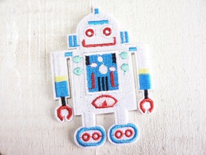 ワッペン　ロボット　アイロンワッペン　8　　　#764