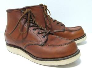 98年 サイド羽タグ REDWING 875 アイリッシュセッター 茶 8E 26cm レッドウィング モックトゥ Irish Setter 1990年代 90s