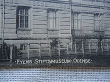 【絵葉書1枚】 Fyens Stiftsmuseum ODENSE /オーデンセ 美術館 博物館 /デンマーク ヴィンテージ フュン島 街 建築 ハガキ 47-2_画像2