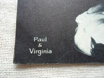 【造形の絵葉書1枚】 Paul & Virginia /ポールとヴィルジニー像 /日本製 /娘を抱き上げる青年の像 彫像 石像 塑像 悲恋物語 ハガキ 50-3_画像2