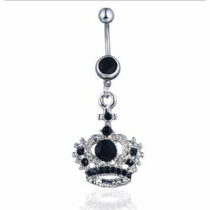  gorgeous .. navel pierce ( black )