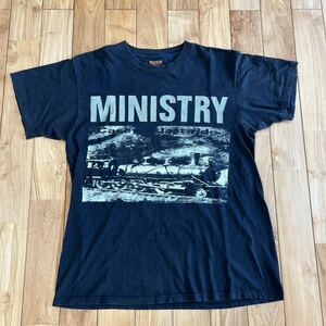 ビンテージ　MINISTRY ミニストリー　Tシャツ　メタル　Casey’s Last Ride BROCKUM USA製 Lサイズ