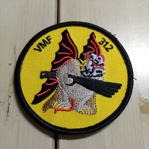 VMFA-312 スローバック パッチ ワッペン VMF-312 チェッカーボーズ F/A-18C F-8 F-4 米海兵隊 USMC 岩国基地 ホーネット ミリタリー