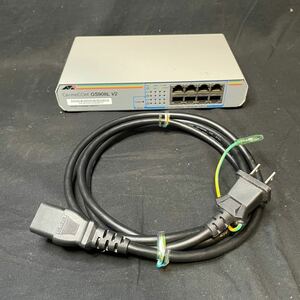 アライドテレシス CentreCOM GS908L V2 ケーブルハブスイッチ スイッチングハブ 8ポート ギガビット PC 周辺機器 通信