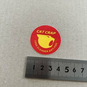 送料無料 ★即決 CAT CRAP ステッカー ★ キャットクラップ シール デカール アウトドア リップバーム