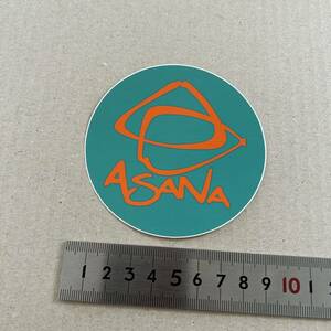 送料無料 ★即決 ASANA ステッカー ★ アサナ ボルダリング チョークバック シール デカール アウトドア イボルブ outdoor