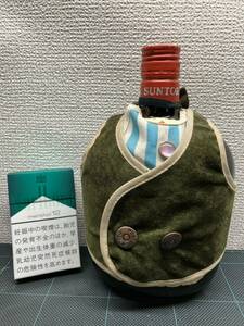 ♪74 SUNTORY OLD WHISKEY 空ボトル 瓶 高さ約19cm サントリー 置き物 飾り オブジェ お洒落 アンティーク レトロ 売り切り