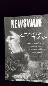 雑誌「News wave」1989年1月22日刊行 「Discレビュー・コクト－ツインズ・ライバッハ・クラスレ－ベル特集など」#ノイズ、ニューウェイブ