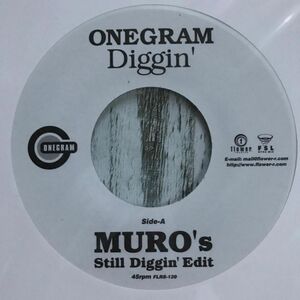 【未使用 限定7”】☆激ヤバDJ Muroエデット！ ☆ONEGRAM / Diggin’ 