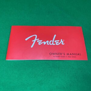 Fender owner's manual owner manual fender owner's manual (2)