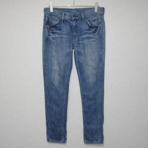 ■Levi's リーバイス■606 ローライズ スリム デニム パンツ■w31 ブルー USED加工 ジーンズ vl606-0010■タイト テーパード ペンシル lvc