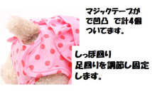 新品僧侶無料　マナーパンツ 犬 通販 女の子 布 ポリエステル 生理 ドッグウェア 犬の服 小型犬 ピンクL_画像5