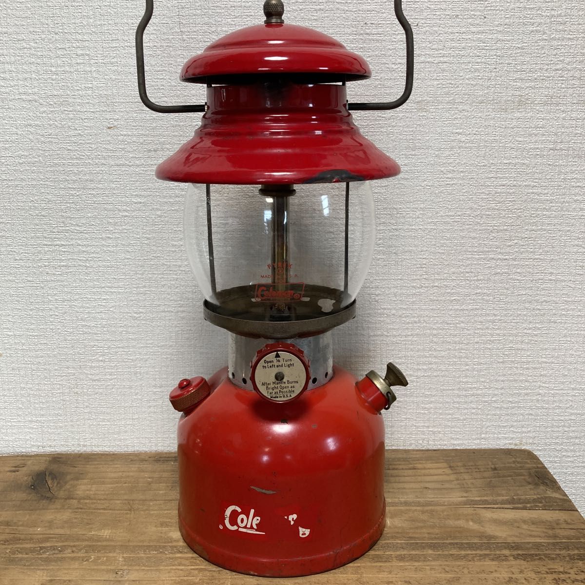 1962年5月✨コールマン✨200A バーガンディ PYREXグローブ点灯OK | www