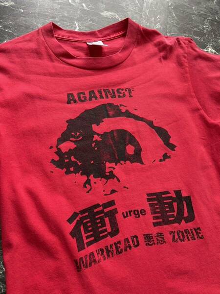 USA製　WARHEAD Aaginst Tour ビンテージ バンド Tシャツ