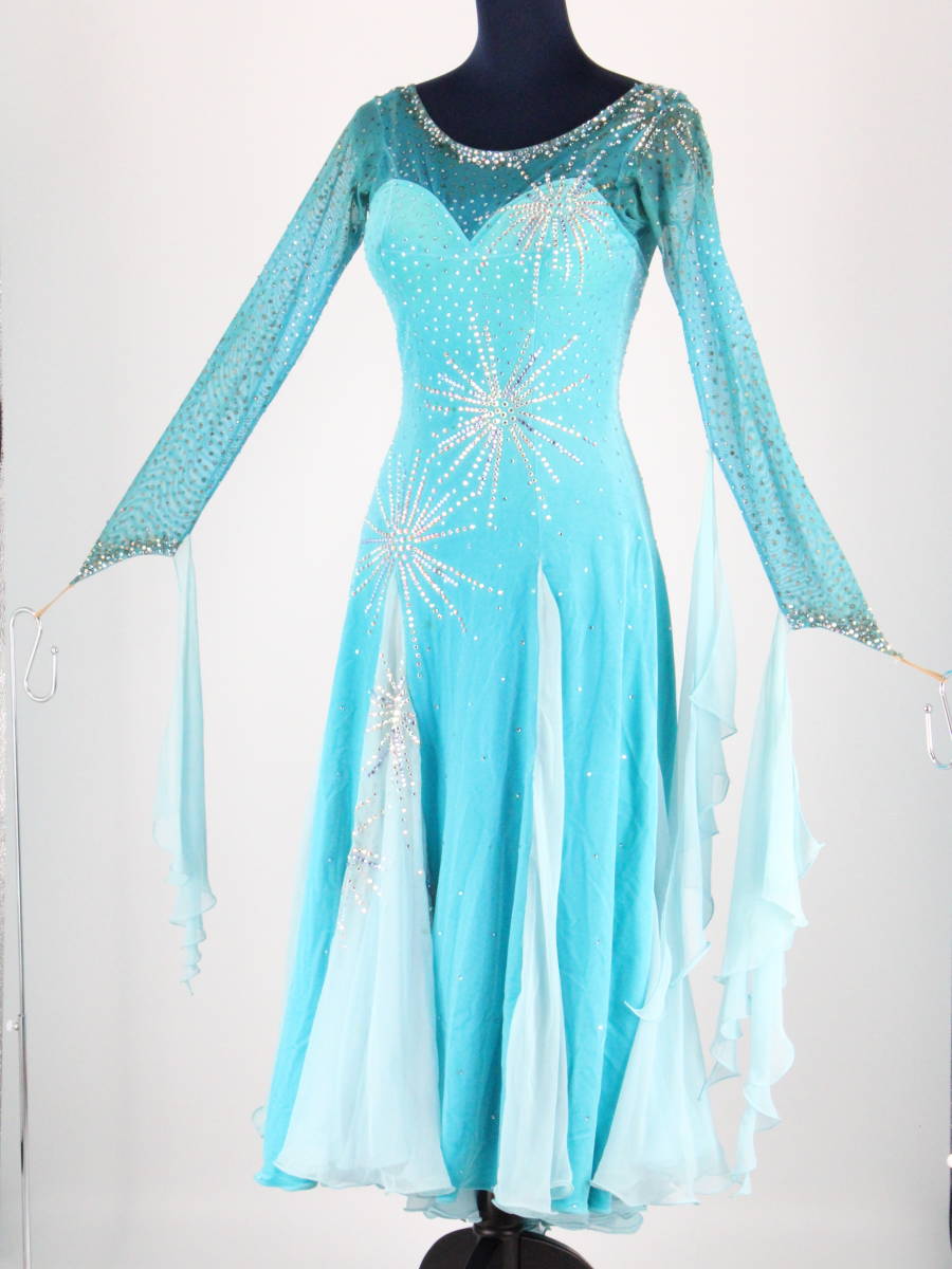 美品 高級社交ダンス衣装】HISAYA ヒサヤ ドレス ワンピース